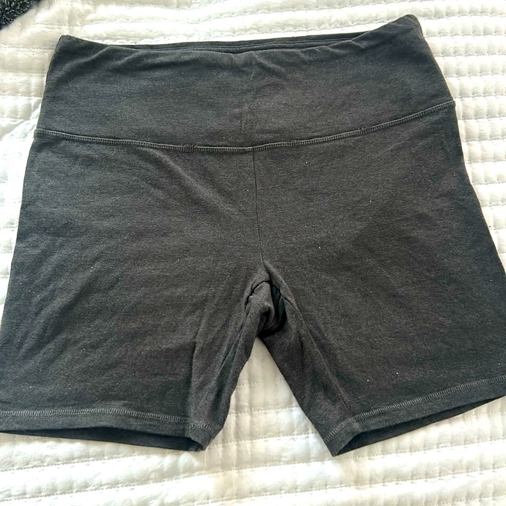 RBX grey biker shorts (upper middle thigh)